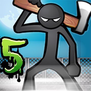 Anger of Stick 5: Zombie Mod Apk Logo