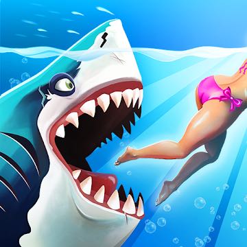 Hungry Shark World Mod Apk Logo