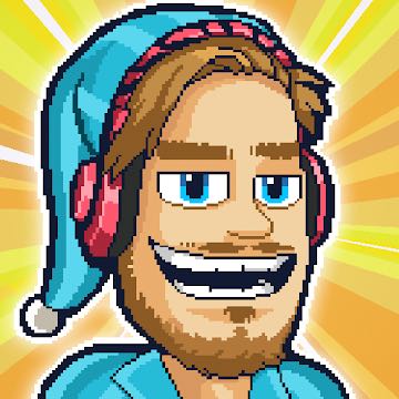 PewDiePie's Tuber Simulator Mod Apk Logo